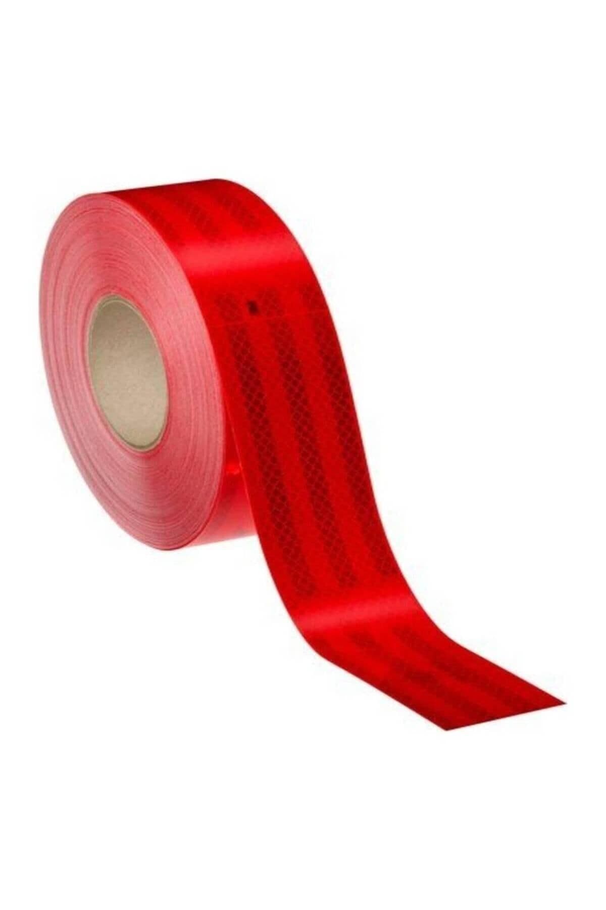 Reflektör Şerit Bant Kırmızı 5 Metre – Kasa ve Dorse Şeridi