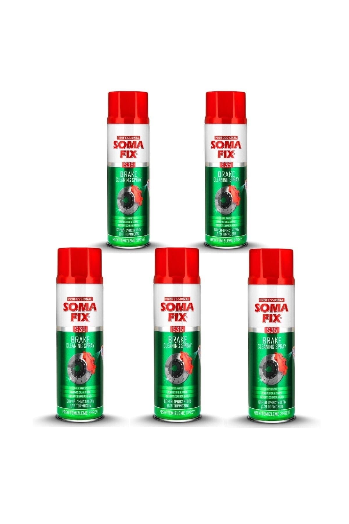 Fren Balata ve Genel Amaçlı Temizleyici Sprey 500 ml – 5 Adet