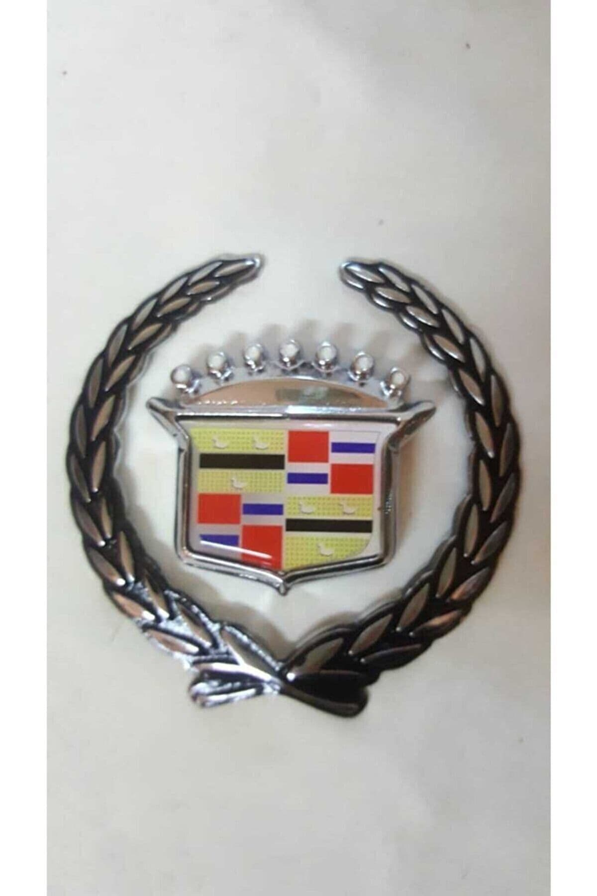 Otoçet Saç Örgü Desenli Metal Döküm Arma 10x10 cm