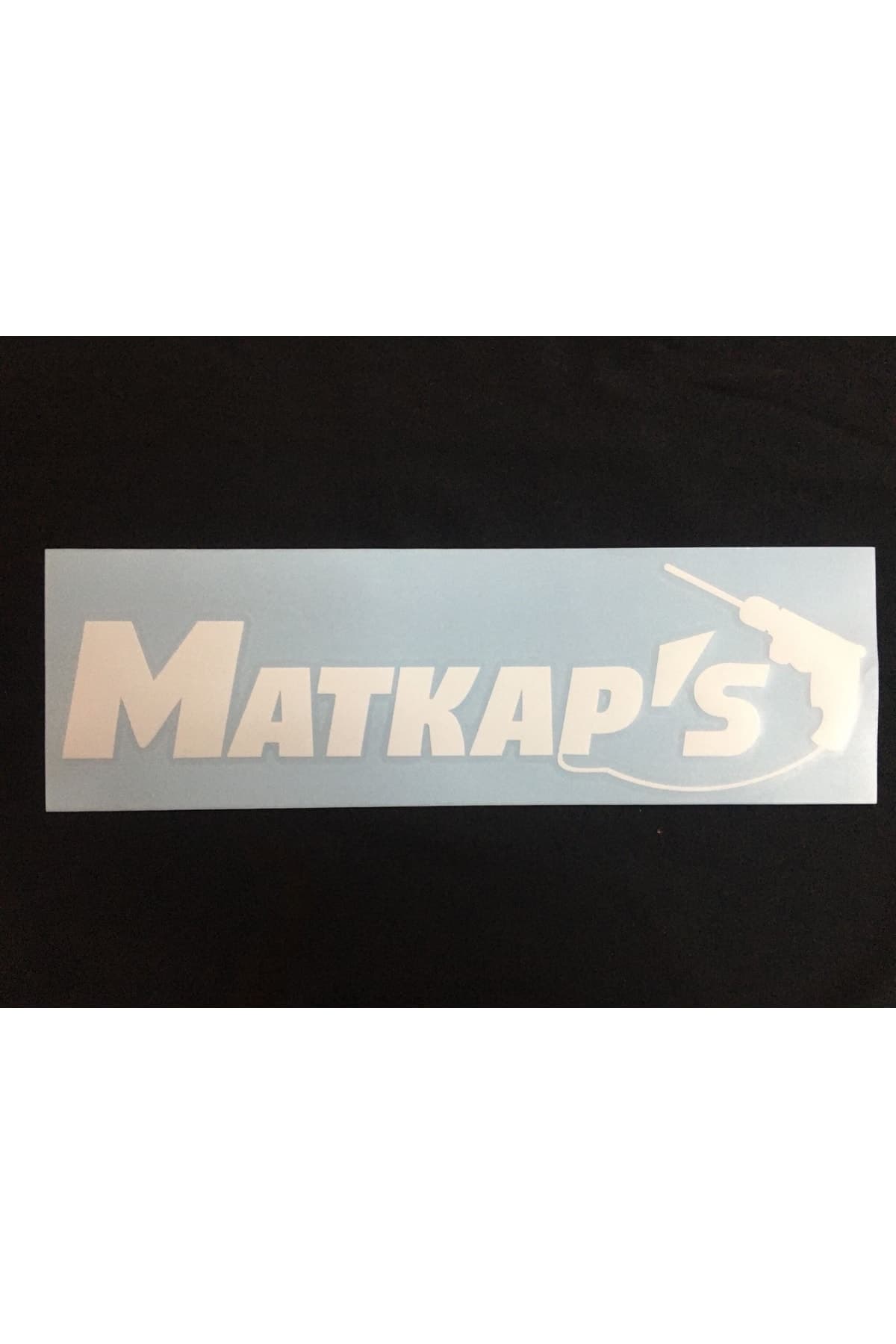 Otoçet Beyaz Yazı Sticker (24x7,5 cm) – Vinil