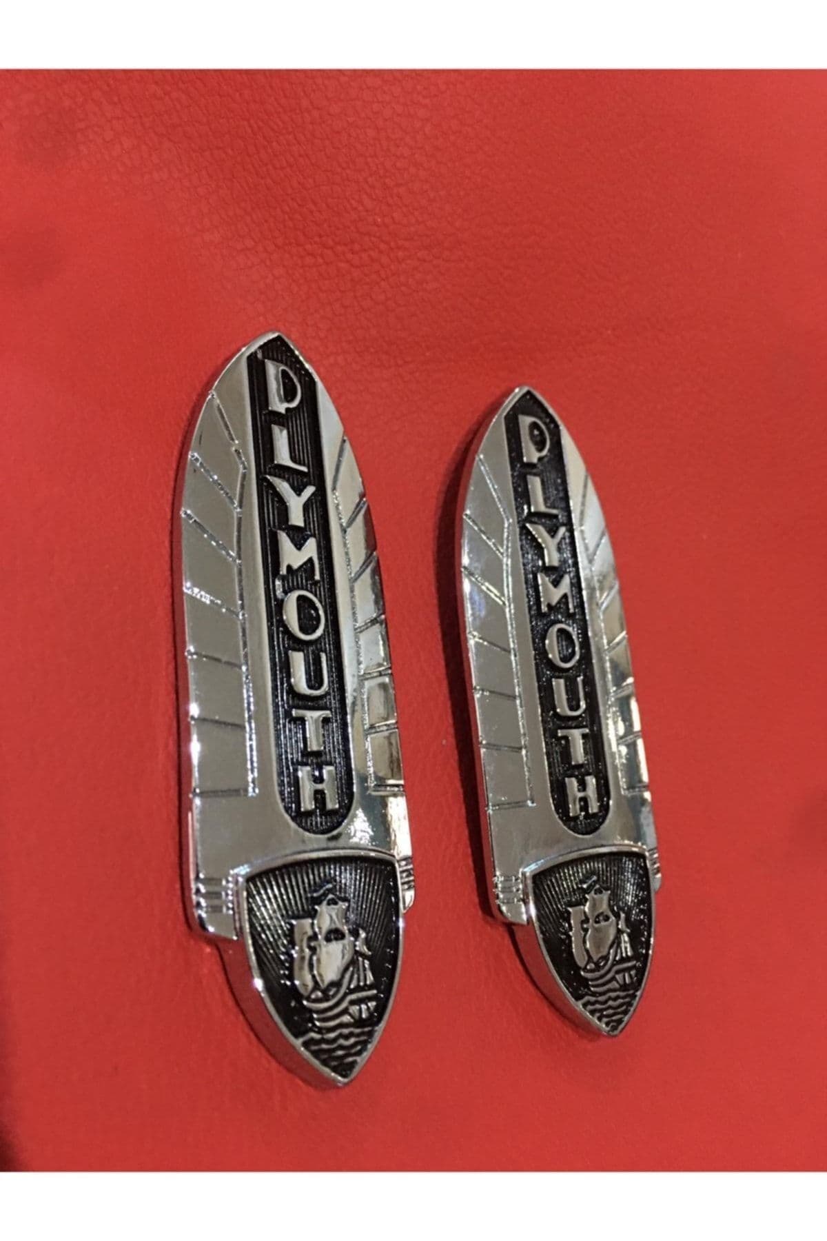 Otoçet Mini Metal Döküm Arma Siyah 6x2 cm (2 Adet)