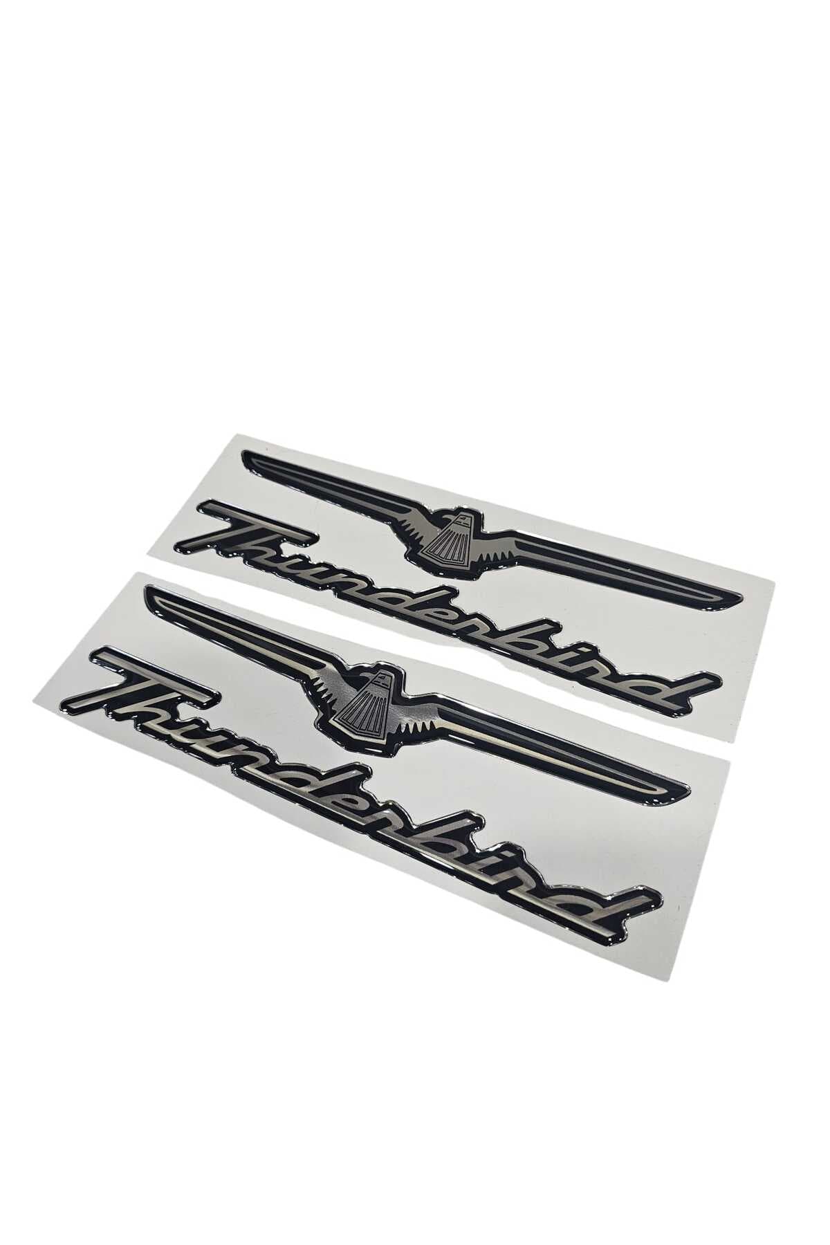 Otoçet Kuş ve Yazı Damla Sticker Takımı 4 Parça Gri (Model 2)