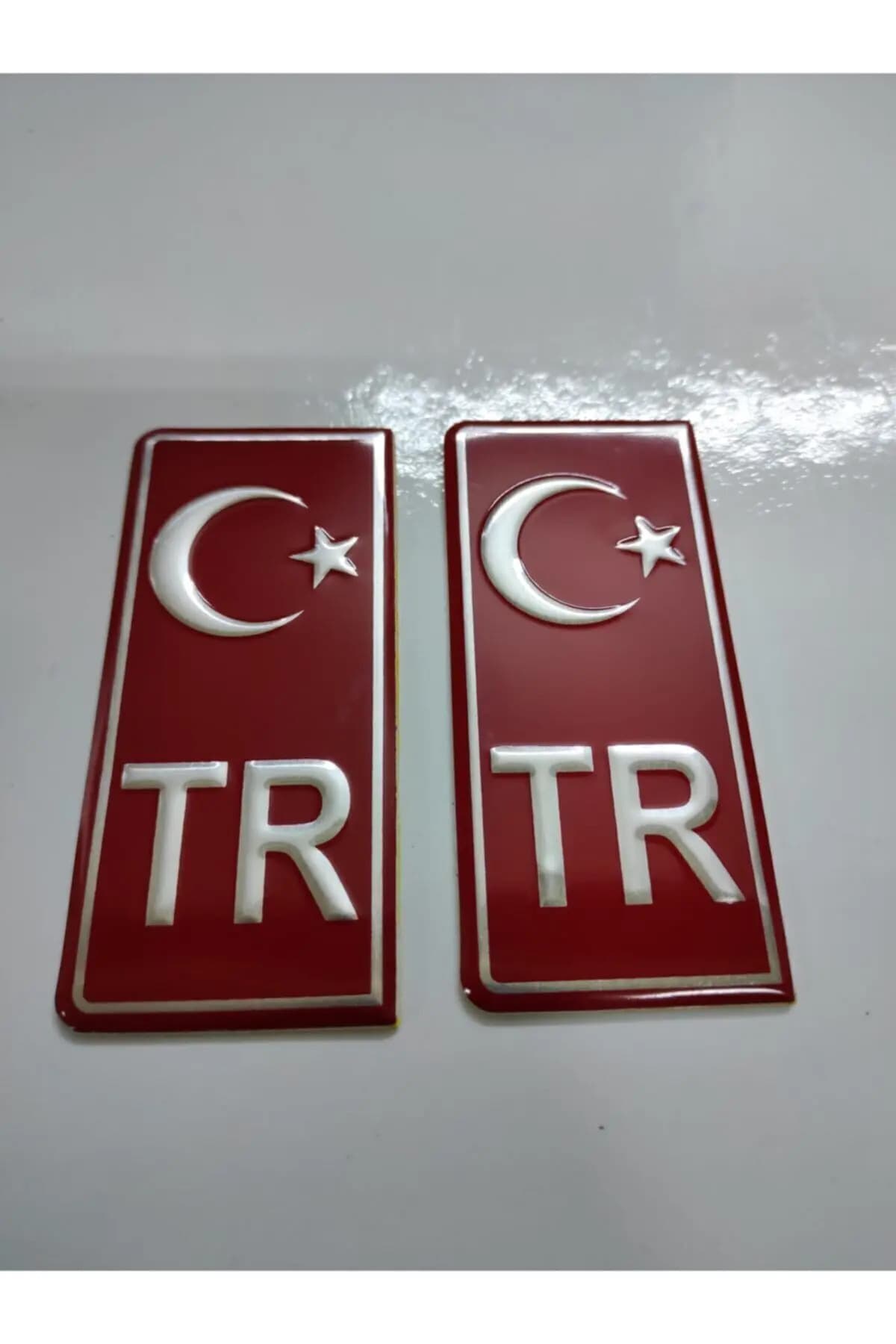 Plaka TR Sticker Türkiye 2 Adet (4,5x10 cm)